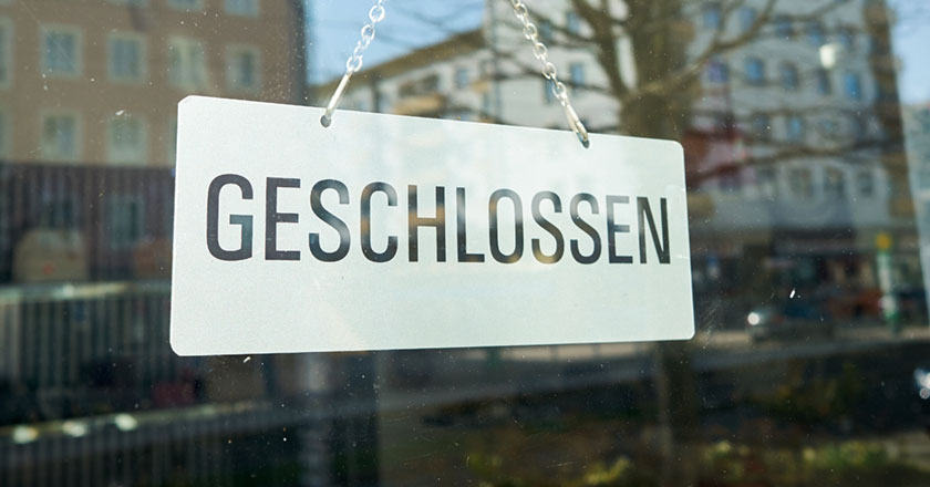 Geschlossen - Schild; Foto: Heiko119/istockphoto.com