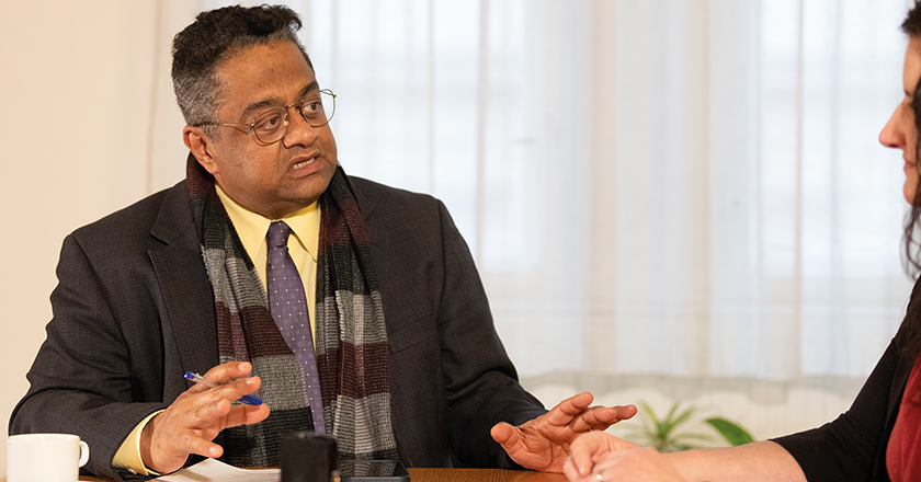 Sonderberichterstatter Balakrishnan Rajagopal im Interview