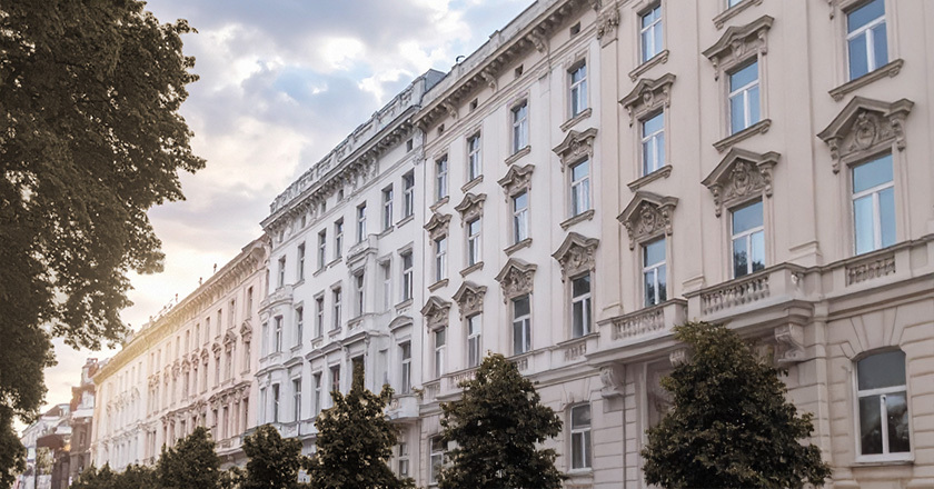 Altbauten in Wien (c) KI Rendering